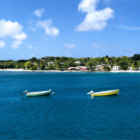 Venture up and down the stunning West Coast of Barbados