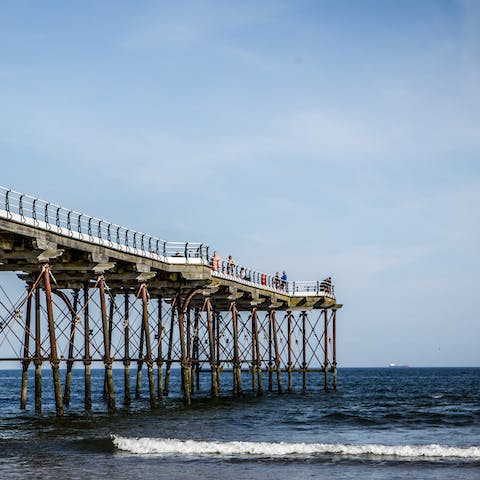 Spend the day savouring quintessential seaside charm in Saltburn 