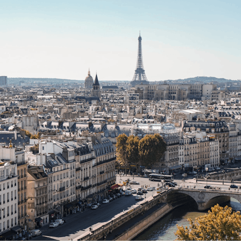 Explore Paris including the historic Place de la République on your doorstep