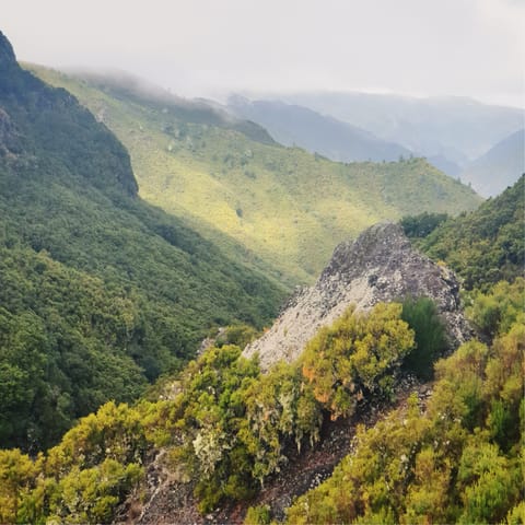 Lace up your hiking boots and walk through rugged Unesco-recognised mountain landscapes