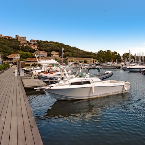 Explore Porto-Vecchio, including it's pretty yacht-filled marina, 4 kilometres away