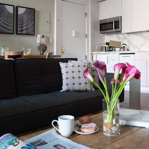 A Gorgeous light-filled living space