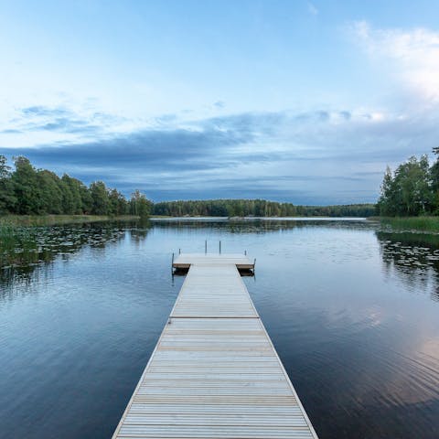 Discover the natural beauty of Finland from Lake Enäjärvi