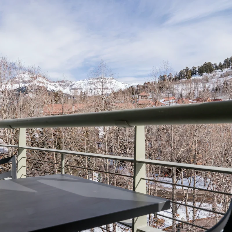 Start your day with coffee on the balcony