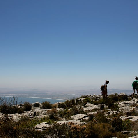 Hike the picturesque route of Table Mountain