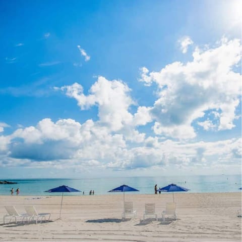 Stroll down to Bal Harbour Beach, just two-minutes from your door