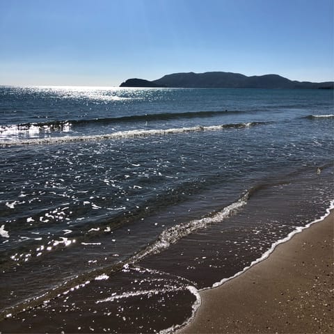 Head to nearby Kalamaki Beach and enjoy a refreshing paddle in the sea