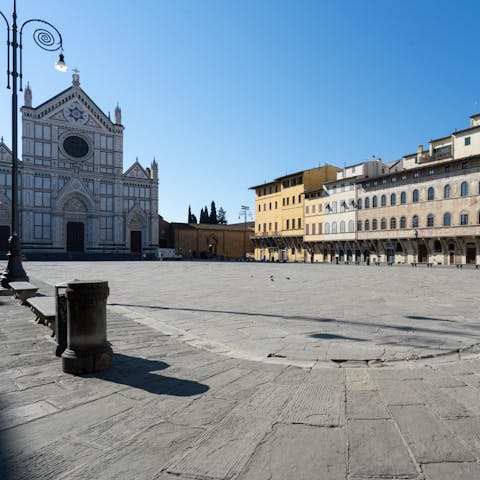 Stay in a historic palazzo right on Piazza Santa Croce