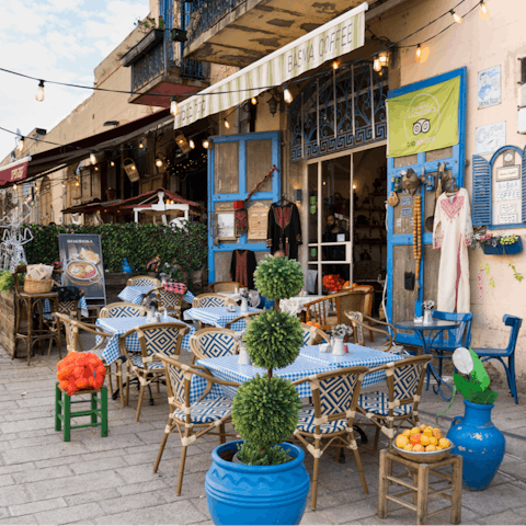 Get lost exploring Old Jaffa's ancient streets lined with cafes, restaurants and boutiques