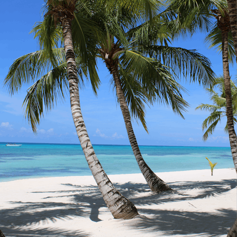 Spend the afternoon listening to the calming sounds of the Caribbean Sea