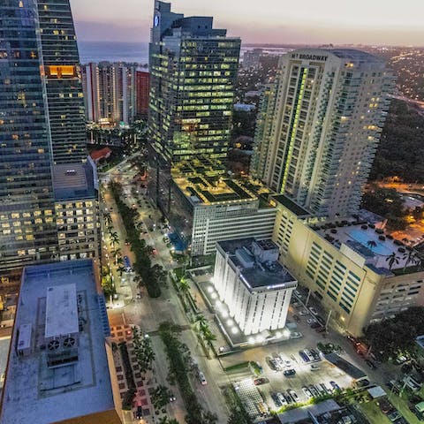 Experience the buzz of Brickell