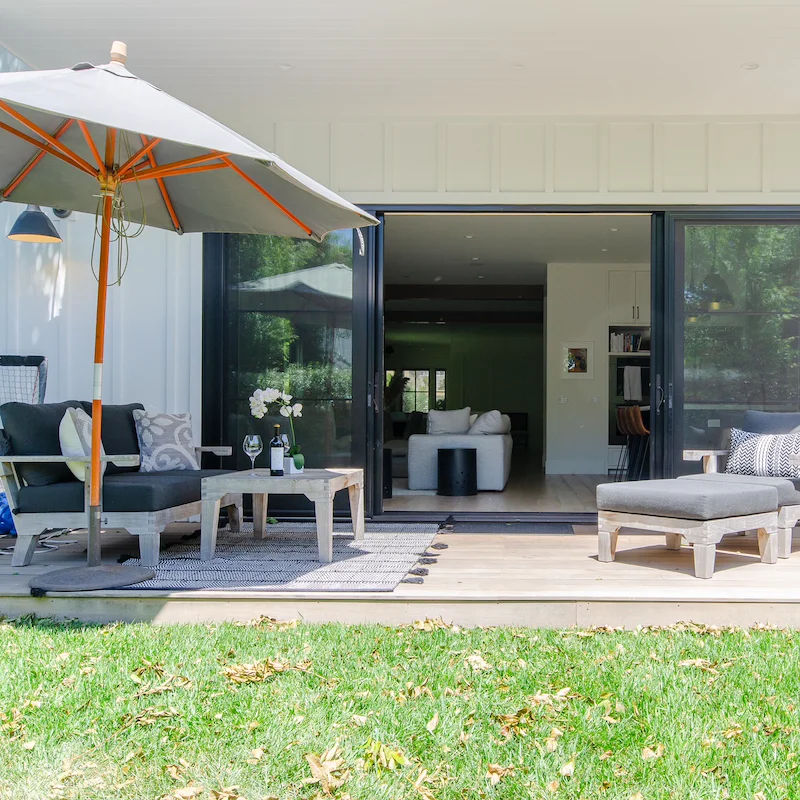 Unwind with your favorite book on the patio