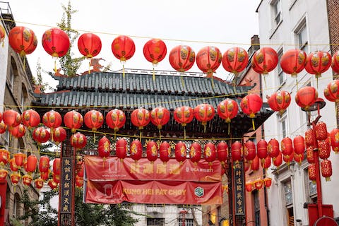 Walk around the corner and find yourself in among the restaurants of Chinatown