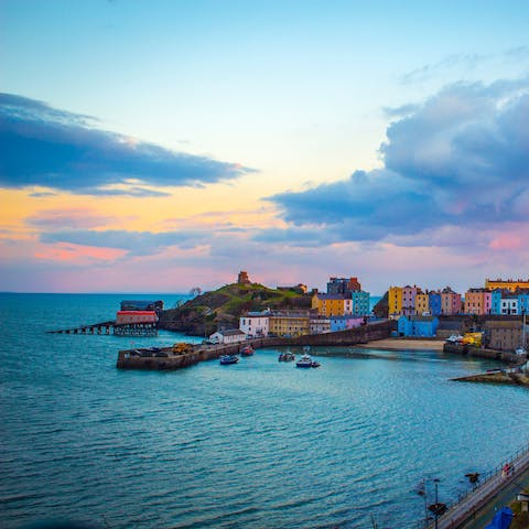 Call in on your Pembrokeshire neighbours –⁠ Tenby is less than a half-an-hour drive away