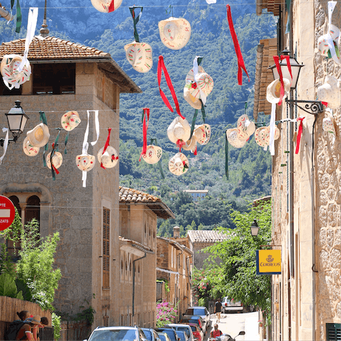 Spend the day in Deia, soaking up the magic of the artsy town