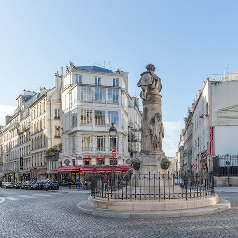 Go out an explore Paris' historic sights from your 9th Arrondissement home