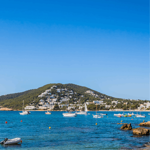 Experience the natural beauty of Ibiza – only ten–minutes away from Santa Eularia