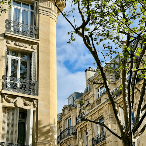 Stay in the 16th arrondissement, close to gourmet eateries and cafes