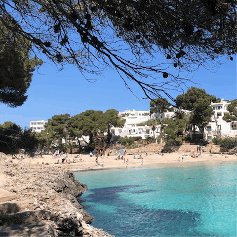 Pack a picnic and head to the beach at Cala d'Or