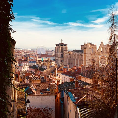 Spend an afternoon exploring the charming streets of Vieux Lyon