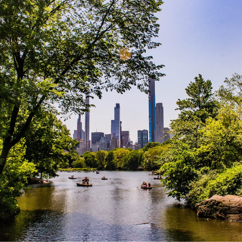Explore Central Park, just an eight-minute walk away