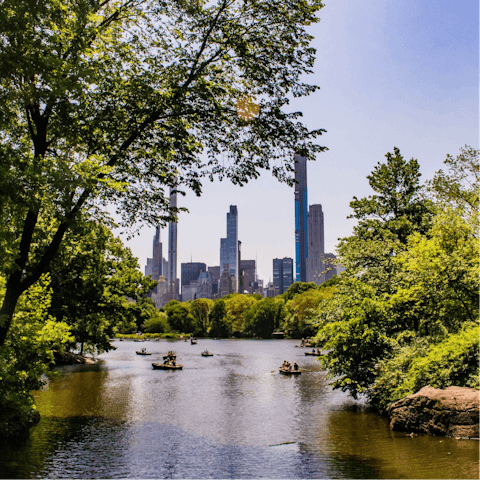 Explore Central Park, just an eight-minute walk away 