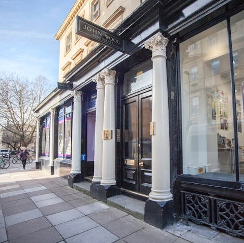 A fantastic position within easy reach of the sights