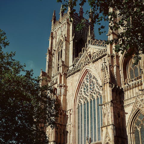Hop in the car and see the sights of York — including the cathedral — in just over twenty minutes