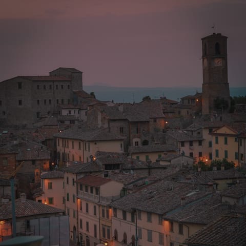 Pay a visit to the charming town of Anghiari, only six kilometres from the home
