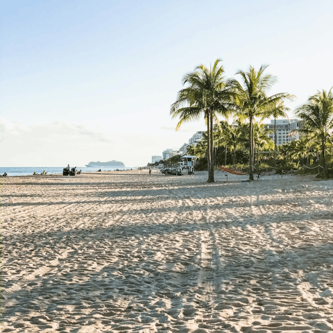 Indulge in beach days as you explore the Fort Lauderdale coastline