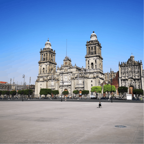 Go out and explore Mexico City's historic centre
