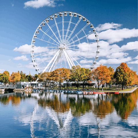 Visit Montreal's Old Port – thirty-minutes away on public transport