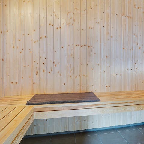 Start the day in Scandi style with a session in the sauna