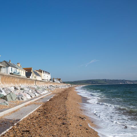 Step outside to dip your toes in the ocean, right on your doorstep