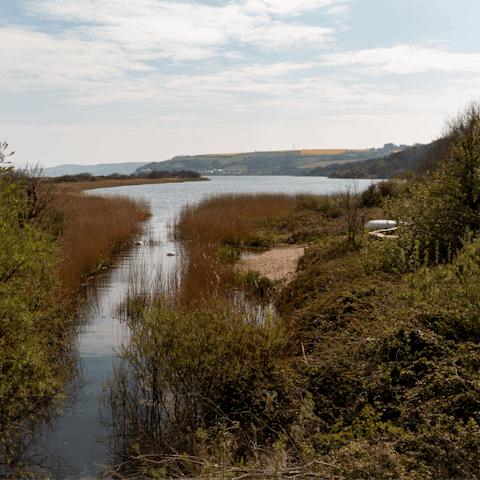 Explore the Slapton Ley nature reserve, only a one–minute walk away