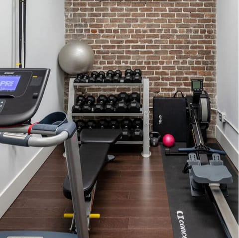 Break a sweat in the gym