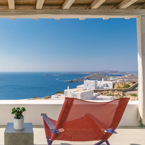 Start your morning with a fresh coffee on the peaceful balcony