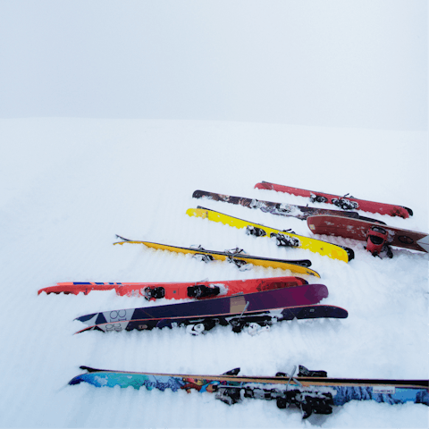 Spend a day shredding powder at Ruka Ski Resort, just a three-minute drive away