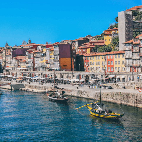 Hop on the metro at Marques and be at Porto's riverfront in ten minutes