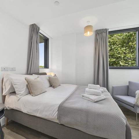 Refresh yourself with a sleep on the comfortable double beds as the leaves rustle in the breeze