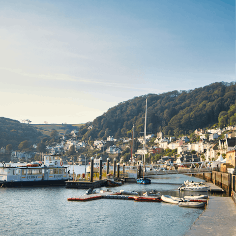 Take the ferry down the River Dart, it's a short walk away