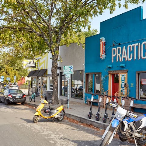 Explore lively East Austin and its array of cool shops, eateries and bars