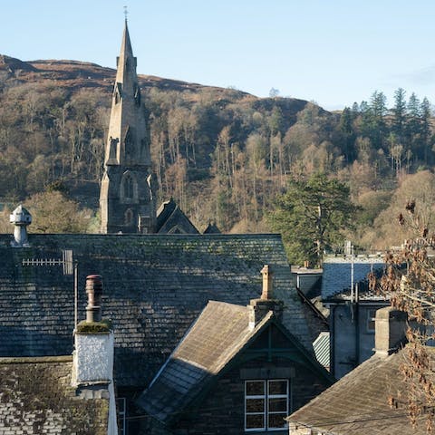 Take in the gorgeous Ambleside views from this cosy apartment