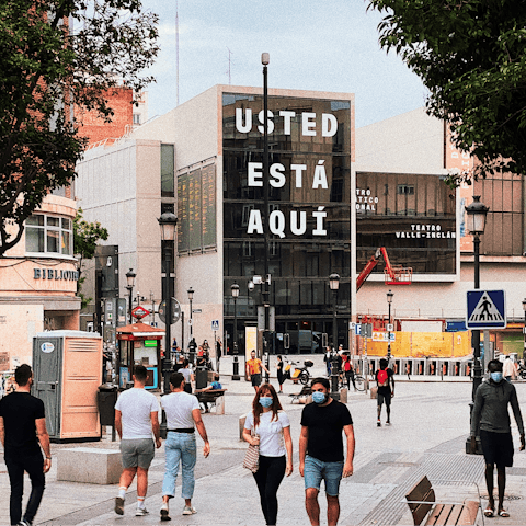 Enjoy a stroll in the metropolitan Lavapiés district