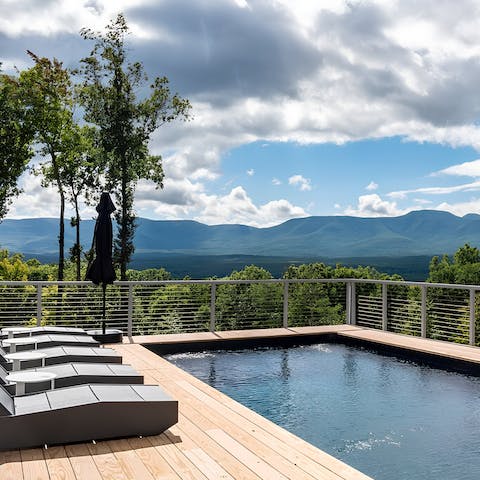 Have a dip in the pool when the Hudson Valley sun is at its hottest