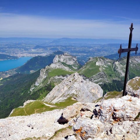 Hike to La Tournette at 2351 metres high. A 3h30 trek that commences right at your doorstep