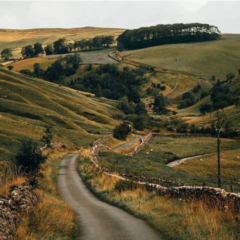 Explore the diverse landscape of the Yorkshire Dales right outside your door