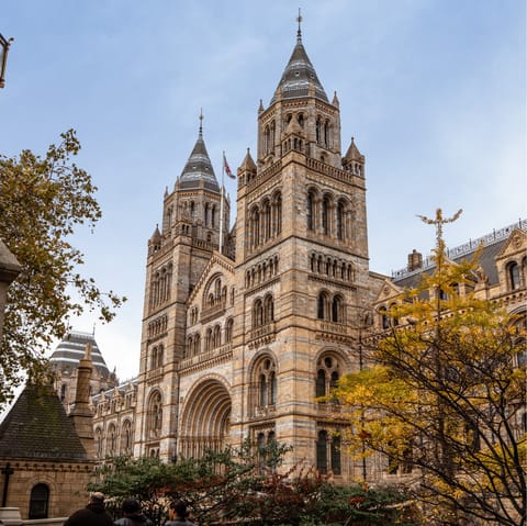 Head to the museums in South Kensington, only five minutes away on foot
