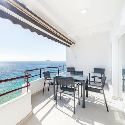 Wake up with a traditional Spanish breakfast on the balcony