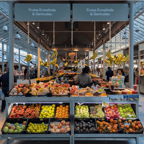 Pick up fresh local produce at Mercado do Bolhão